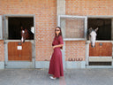 The Burgundy Linen Set